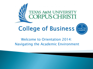 Business Core - College of Business