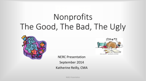 Nonprofits, The Good, The Bad, The Ugly