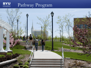 Pathway Program - Brigham Young University