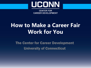 presentation online - UConn Center for Career Development