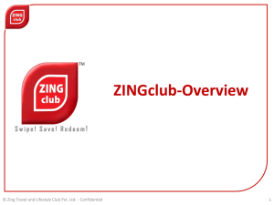 ZINGclub Affiliate Proposal