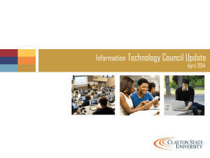 ITC Annual Report - Clayton State University