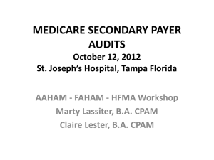SURVIVING MEDICARE SECONDARY PAYER