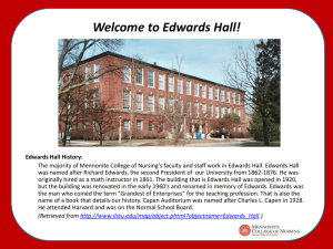 Edwards Hall! - Mennonite College of Nursing