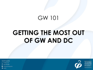 Getting the Most out of GW & DC