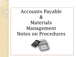 Accounts Payable - East Carolina University