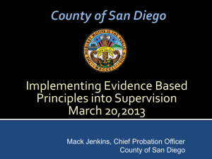 EBP- San Diego - Chief Probation Officers of California
