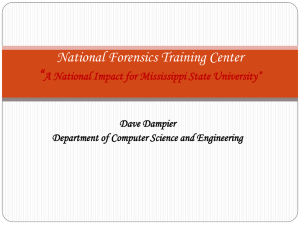 Workforce training in Digital Forensics