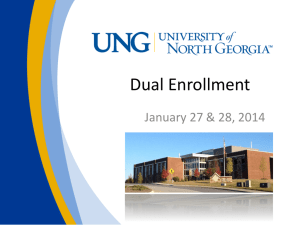 UNG Dual Enrollment Advisors