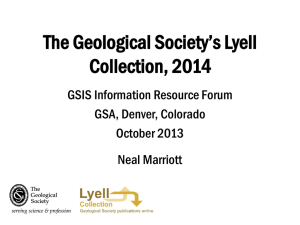 Lyell - Geoscience Information Society