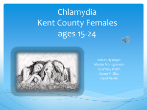 Chlamydia Kent County Females ages 15-24