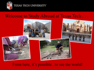 What can TTU students study abroad?