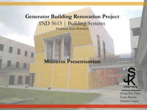 Midterm PowerPoint – Generator Renovation