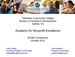Academy for Nonprofit Excellence