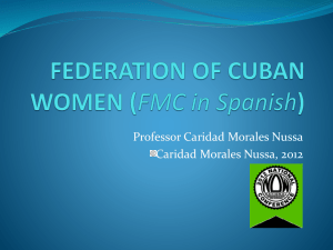 federation of cuban women - US Women & Cuba Collaboration
