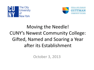 Moving the Needle! - Association of Community College Trustees