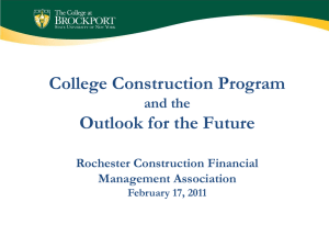 Campus Construction Program and the Facilities Master