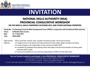 national skills authority (nsa) provincial