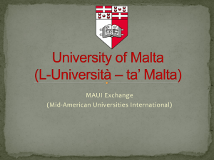 University of Malta - Kansas State University