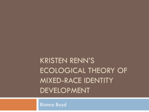 Kristen Renn*s Ecological Theory of Mixed
