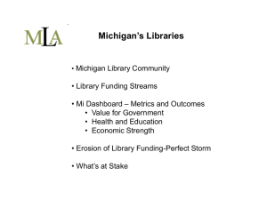 Michigan Library Funding Overview