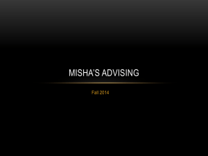Misha*s Advising - Teachers Act Up!