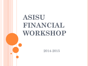 Financial Workshop 14-15