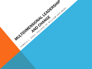 Multidimensional Leadership and Change