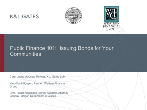 Public Finance 101: Issuing Bonds for Your Communities
