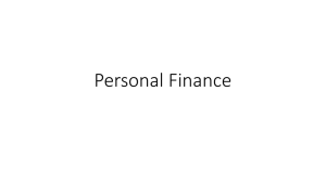Unit Personal Finance
