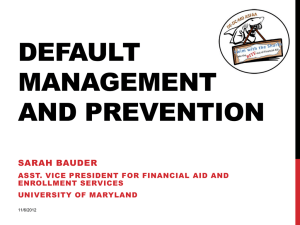 Delinquency management and prevention - DE-DC-MD