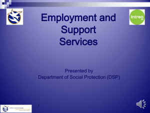 DSP Employer Presentation - David O`Donnell