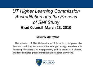 Presentation #1 - University of Toledo