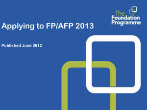 FP/AFP 2013 Applicant`s Handbook - NLE