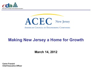 Making New Jersey a Home for Growth