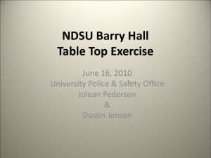 Operation Blue Barry Hall - North Dakota State University