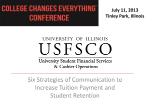 University of Illinois USFSCO 6 Strategies