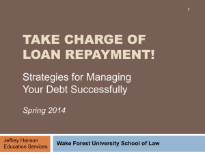 Take Charge of Loan Repayment