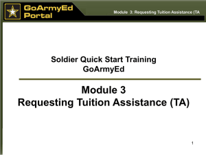 How to set up an account in GoArmyEd