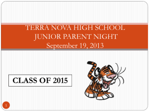 terra nova high school graduation requirements