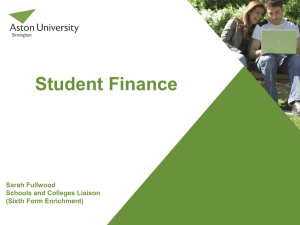 Aston Uni Finance Presentation