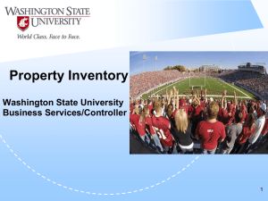 Property Inventory Training Presentation