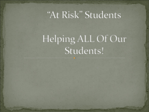 At Risk Students - McKendree University