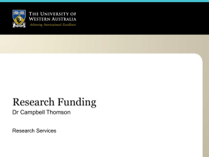 Research Budget Seminar 2011 [MS PowerPoint Document, 1.9 MB]