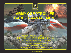 Army Financial Managers