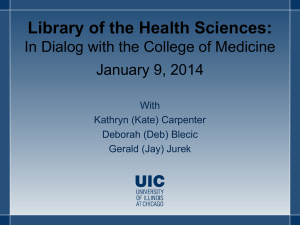 Dialog with the Deans - University Medical Student Council