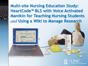 Multi-Site Nursing Education Study: HeartCode BLS