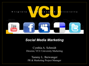 Social Media Marketing - VCU School of Business