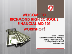 Financial Aid PowerPoint - Richmond R