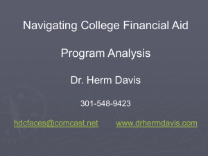 Navigating College Financial Aid